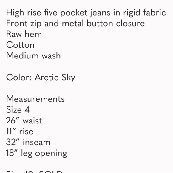 Zara The Real High Rise Straight Leg Full Length Jeans - Picture 6 of 10